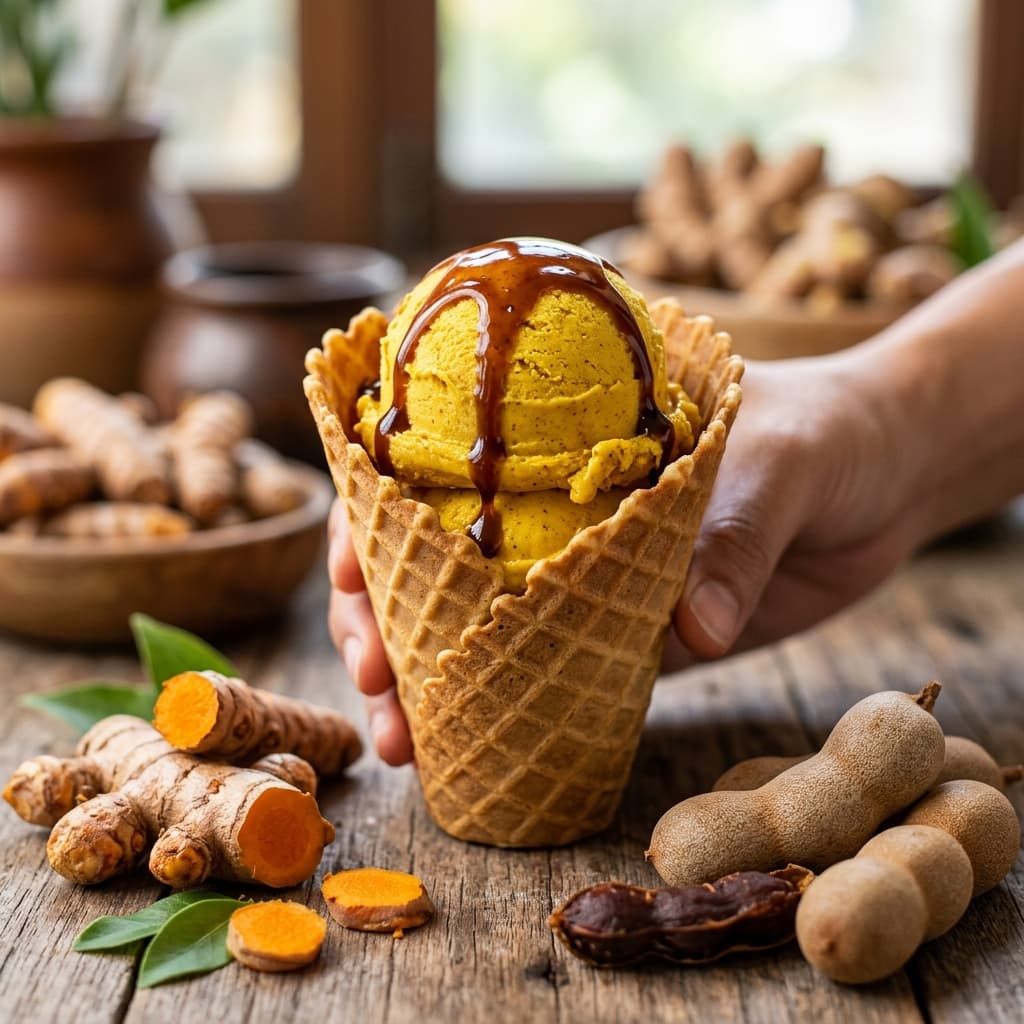 Ice Cream Kunyit Asam